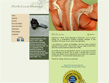 Tablet Screenshot of northcoastmassage.com